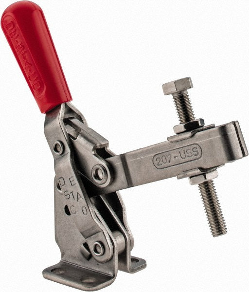 De-Sta-Co 207-USS Manual Hold-Down Toggle Clamp Vertical, 449.62 lb Capacity, U-Bar, Flanged Base