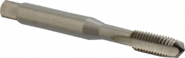 Dormer Pramet 5977116 Straight Flute Tap M6x1 Metric Coarse, 3 Flute, Plug Chamfer, 6H Class of Fit, HSS, Bright/Uncoated Finish