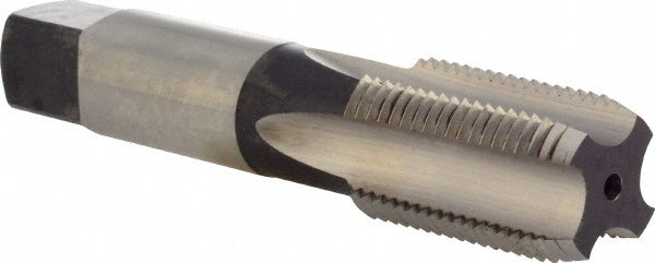 Dormer Pramet 5977553 Standard Pipe Tap 1/2-14, NPSM, Semi Bottoming, 4 Flutes, High Speed Steel, Bright/Uncoated