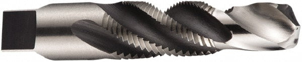 Dormer Pramet 5978395 Combination Drill Tap 1/4-18, 4 Flutes, High Speed Steel
