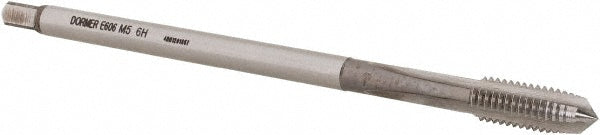 Dormer Pramet 5977940 Extension Tap M5 x 0.8, 3 Flutes, Bright/Uncoated, Cobalt, Spiral Point