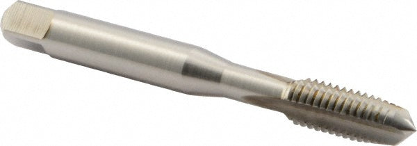 Dormer Pramet 5976775 Straight Flute Tap M8x1.25 Metric Coarse, 3 Flute, Plug Chamfer, 6H Class of Fit, HSS, Bright/Uncoated Finish