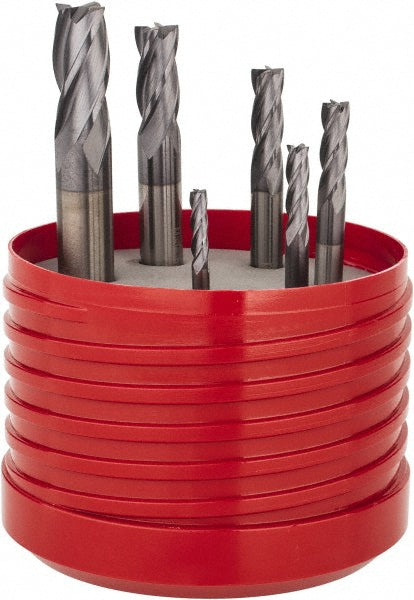 Dormer Pramet 5983277 End Mill Set 4 Flute, Square End