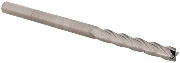 M.A. Ford 12215750 Square End Mill 4.00 mm Dia, 25.00 mm LOC, 4 Flute, Solid Carbide