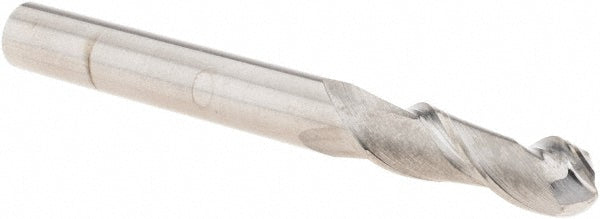 M.A. Ford 135B25001 Ball End Mill 0.25" Dia, 0.75" LOC, 2 Flute, Solid Carbide