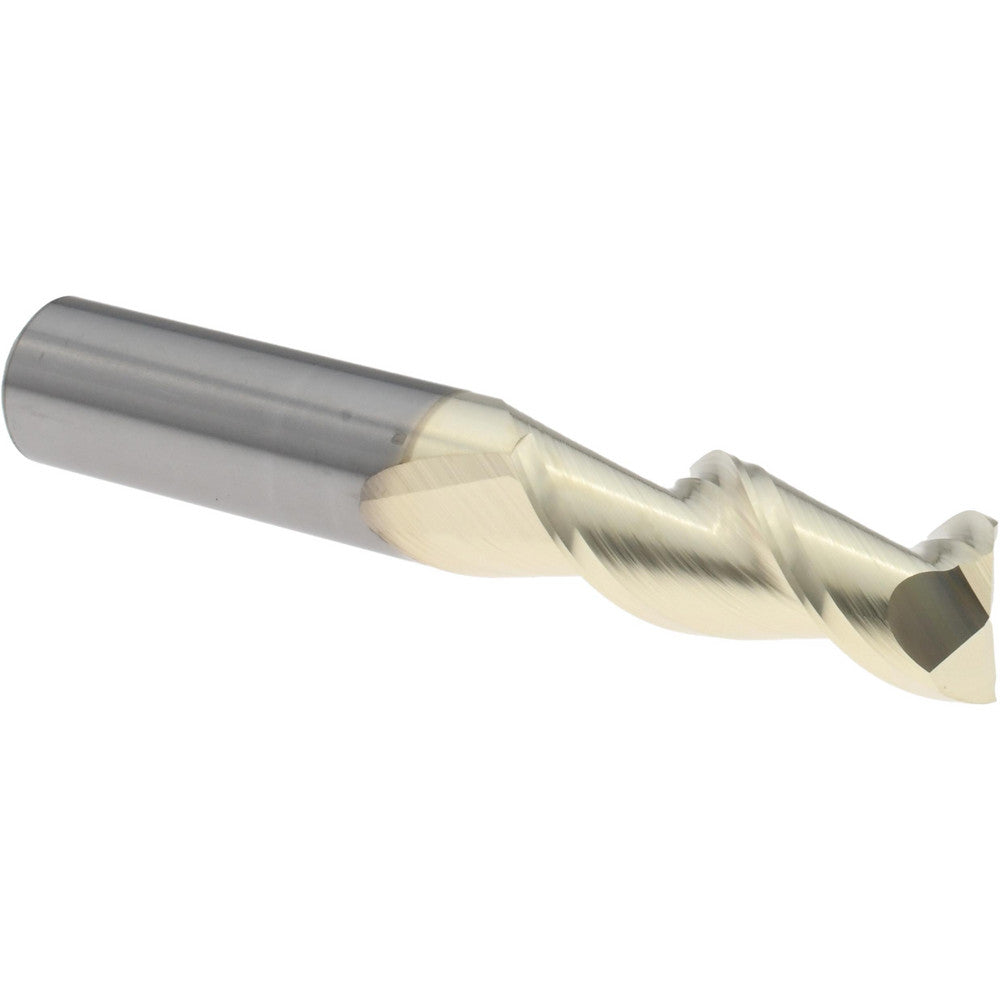 Accupro 95171398 Square End Mill 12 mm Dia, 32 mm LOC, 2 Flute, Solid Carbide