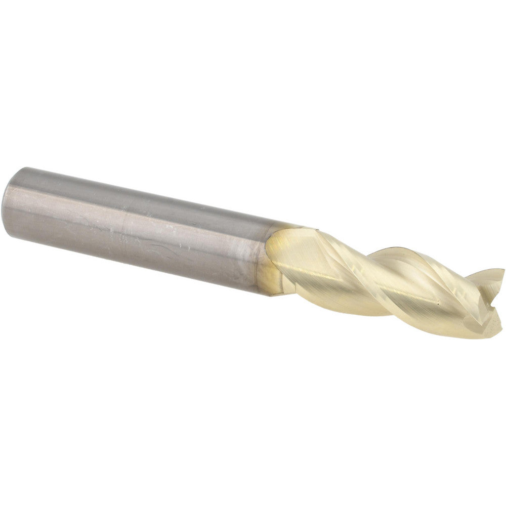 Accupro 2500454 Roughing & Finishing End Mill 10 mm Dia, 3 Flutes, Square End, Solid Carbide