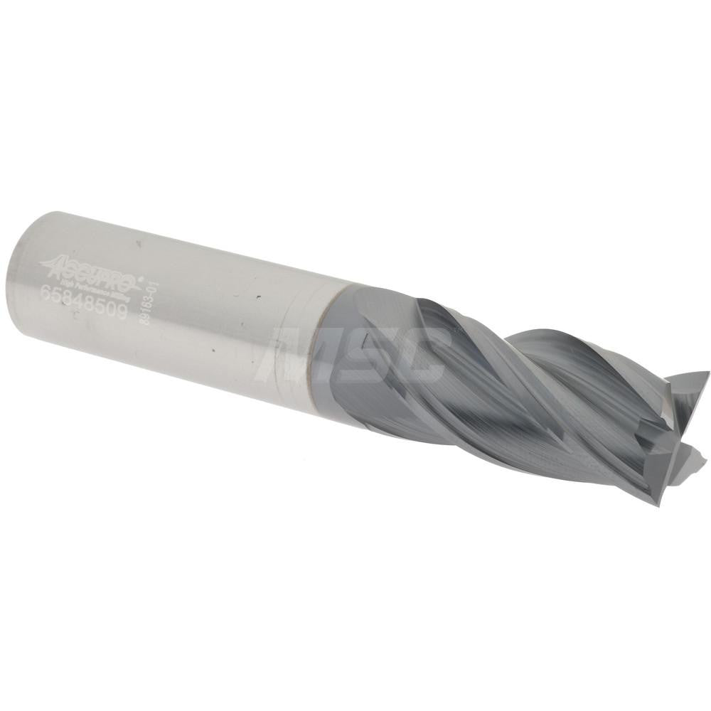 Accupro 95168283 Square End Mill 3/4" Dia, 1-5/8" LOC, 4 Flute, Solid Carbide