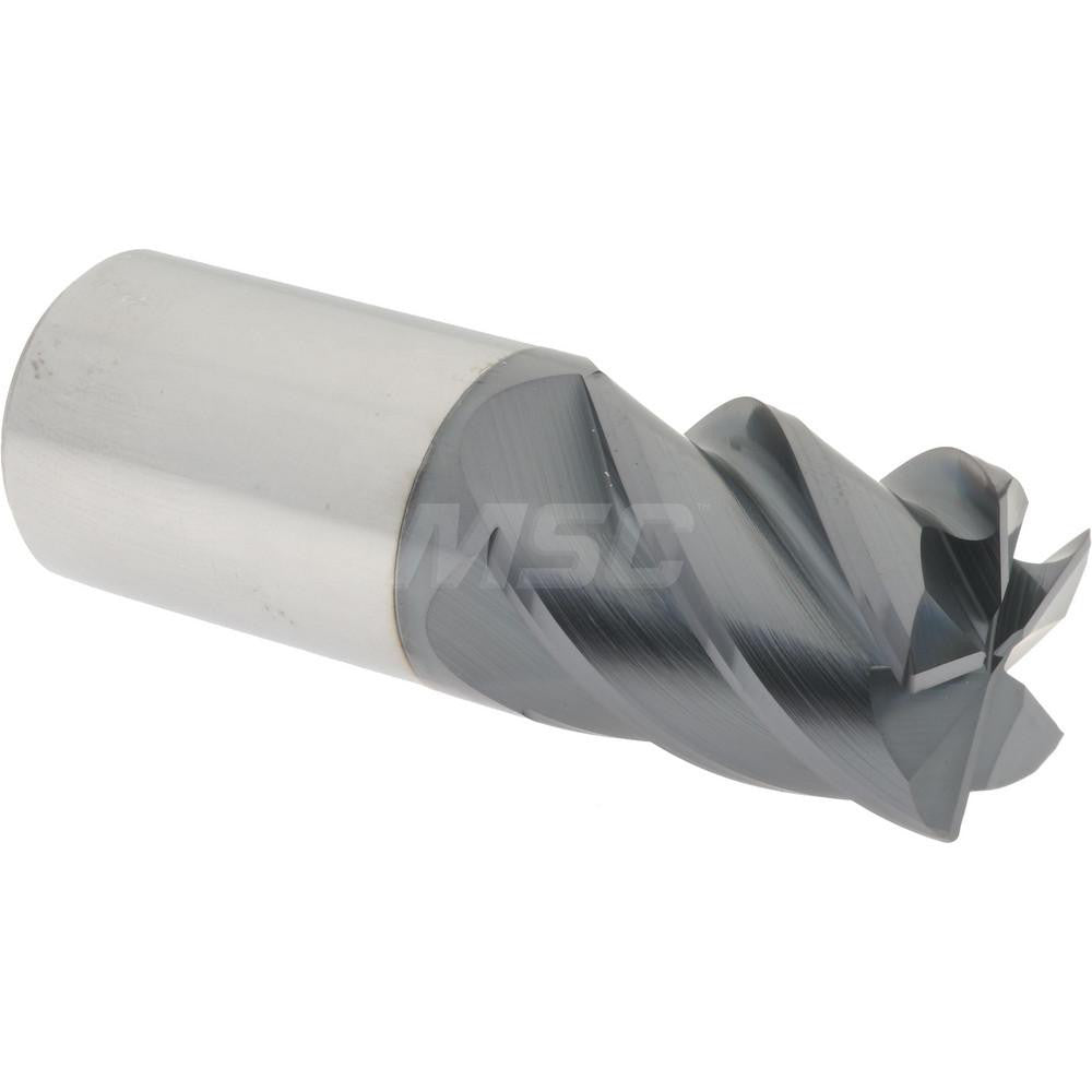 Accupro 95168816 Corner Radius End Mill 1" Dia, 1-1/4" LOC, 0.0300" Radius, 5 Flute, Solid Carbide