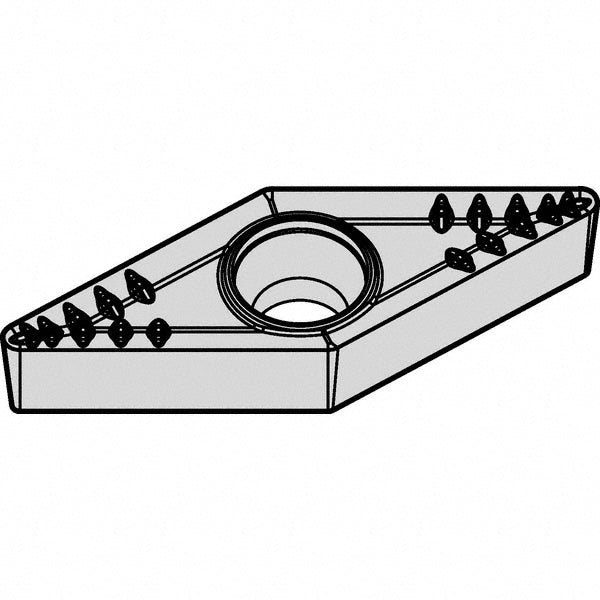 Kennametal 3744912 Turning Insert VBMT332MP KCP25, Solid Carbide