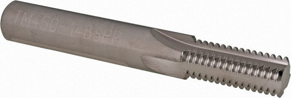 Scientific Cutting Tools, Inc. TM450-14BSPP Straight Flute Thread Mill External & Internal, 4 Flutes, 1/2" Shank Dia, Solid Carbide