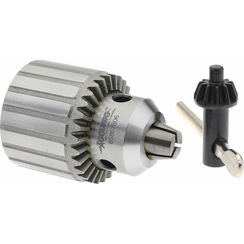 Accupro CY01308000MSC Drill Chuck 3/64 to 1/2" Capacity, Tapered Mount, JT6