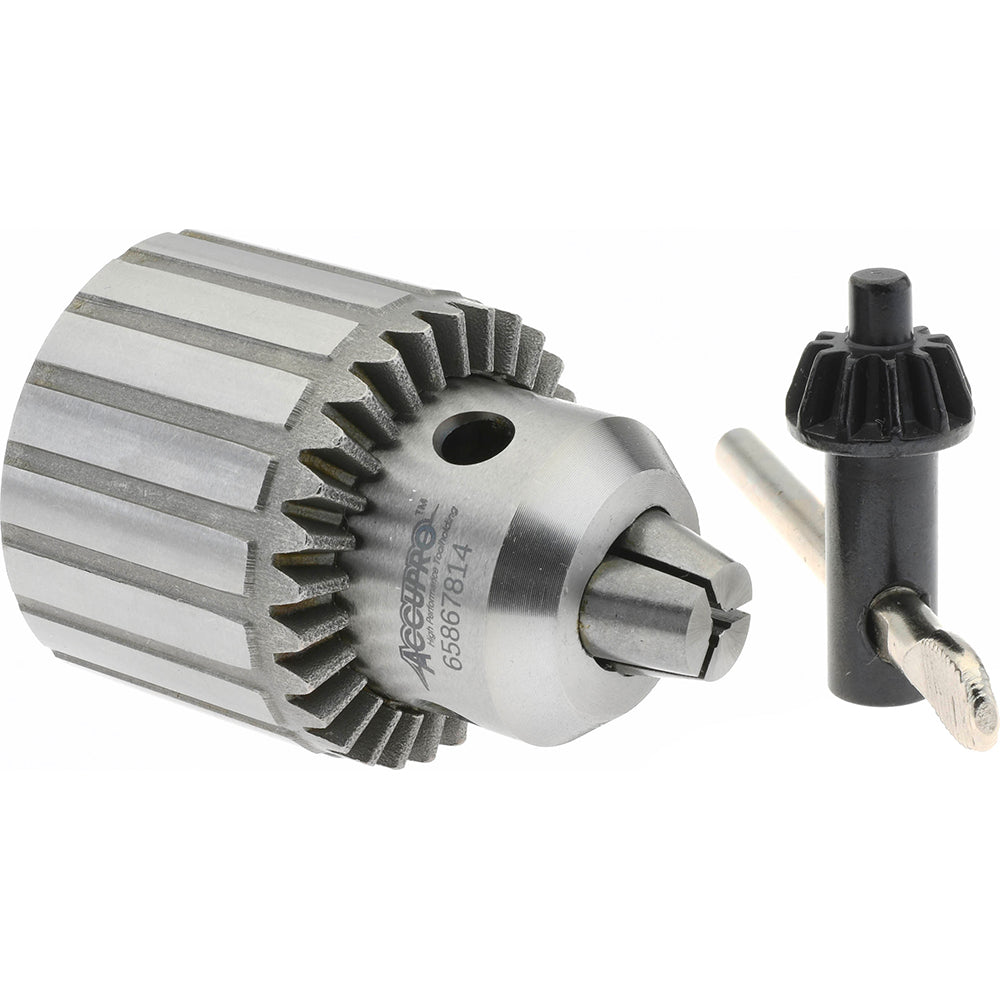 Accupro CY01307000MSC Drill Chuck 1/16 to 1/2" Capacity, Tapered Mount, JT33