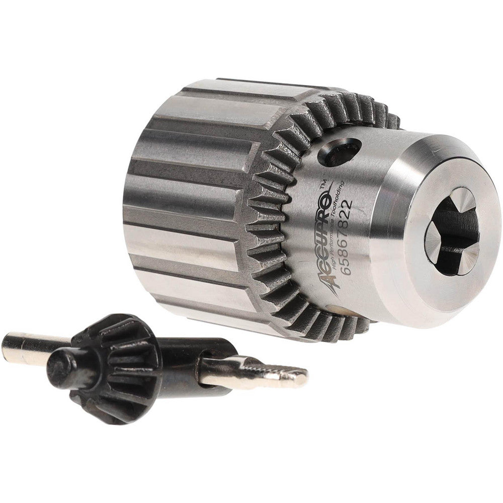 Accupro CY01608000MSC Drill Chuck 1/32 to 5/8" Capacity, Tapered Mount, JT6