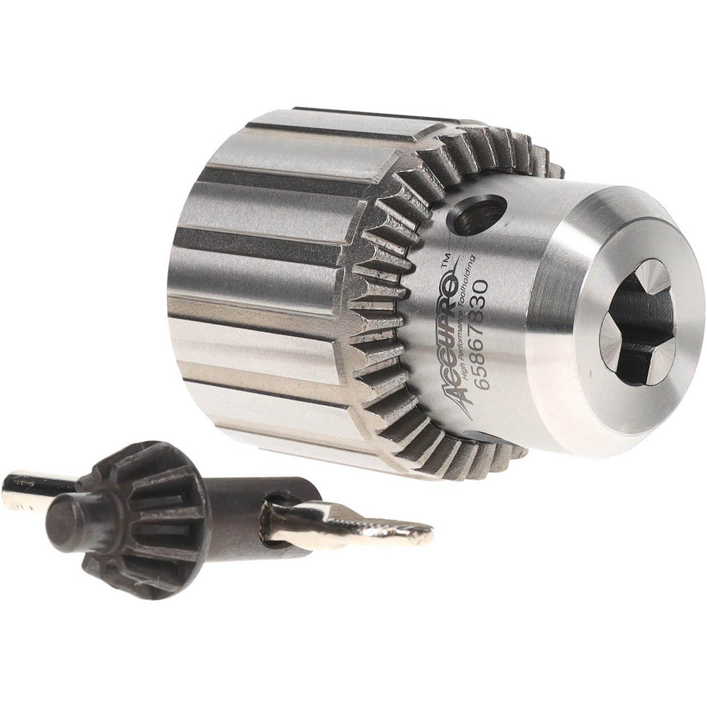 Accupro CY01616000MSC Drill Chuck 1/32 to 5/8" Capacity, Tapered Mount, JT3