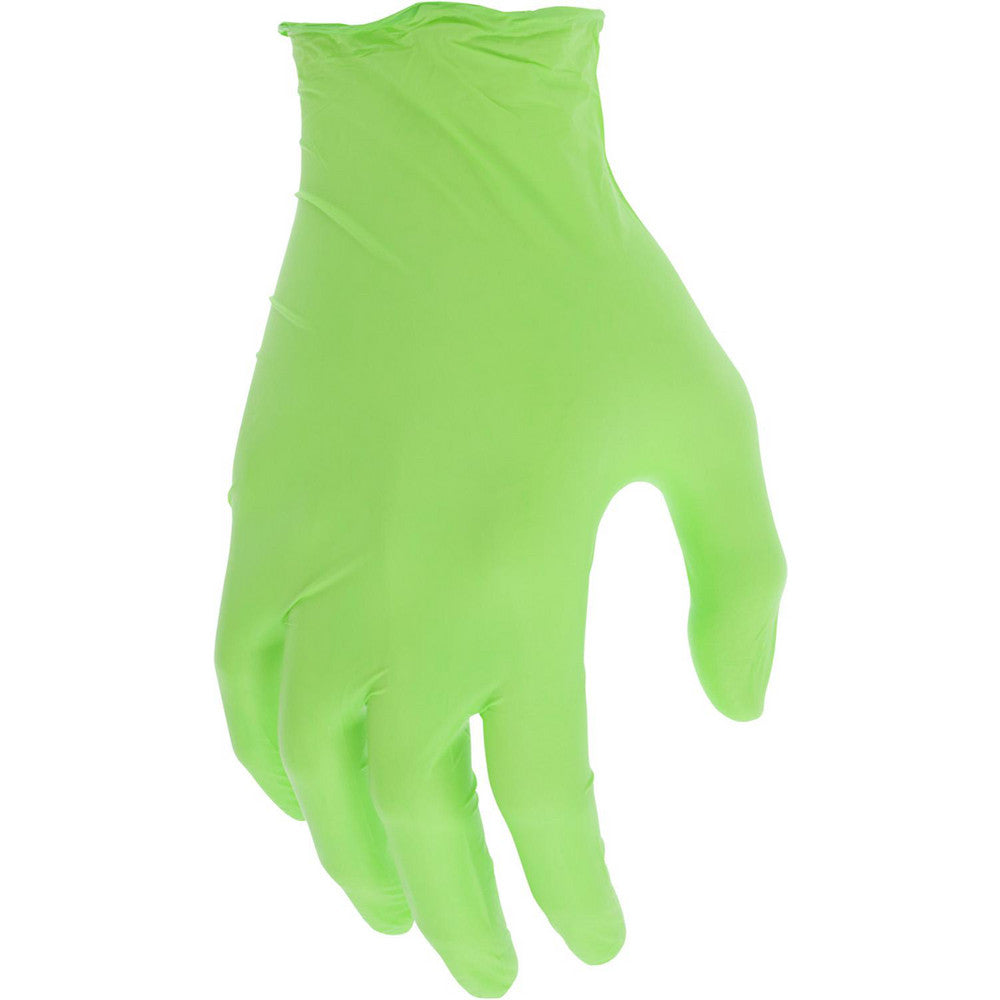 MCR Safety 60035GXXL Disposable Glove Series NitriShield, Size 2X-Large, 3.5 mil, Nitrile, Food Grade, Powder-Free, No