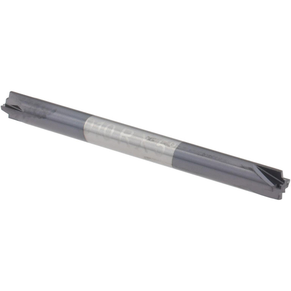 Harvey Tool 67610-C3 Corner Rounding End Mill 0.01 mm Radius, 1/8" Dia, 4 Flutes, Solid Carbide
