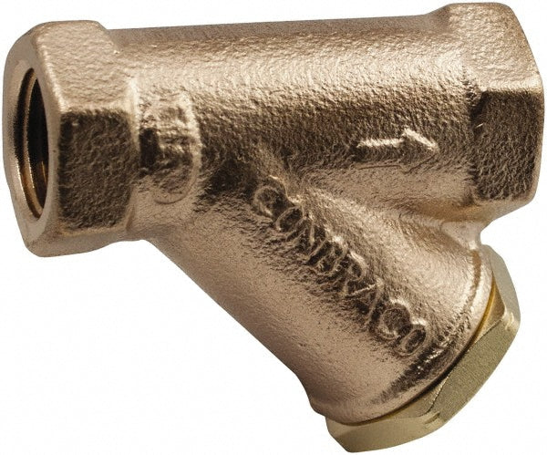 Apollo 59LF00302 1/2" Pipe, Female NPT Ends, Lead Free Bronze Y-Strainer