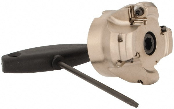 Seco 02810096 1.97" Cut Diam, 3/4" Arbor Hole, 0.118" Max Depth of Cut, 40&deg Indexable Chamfer & Angle Face Mill