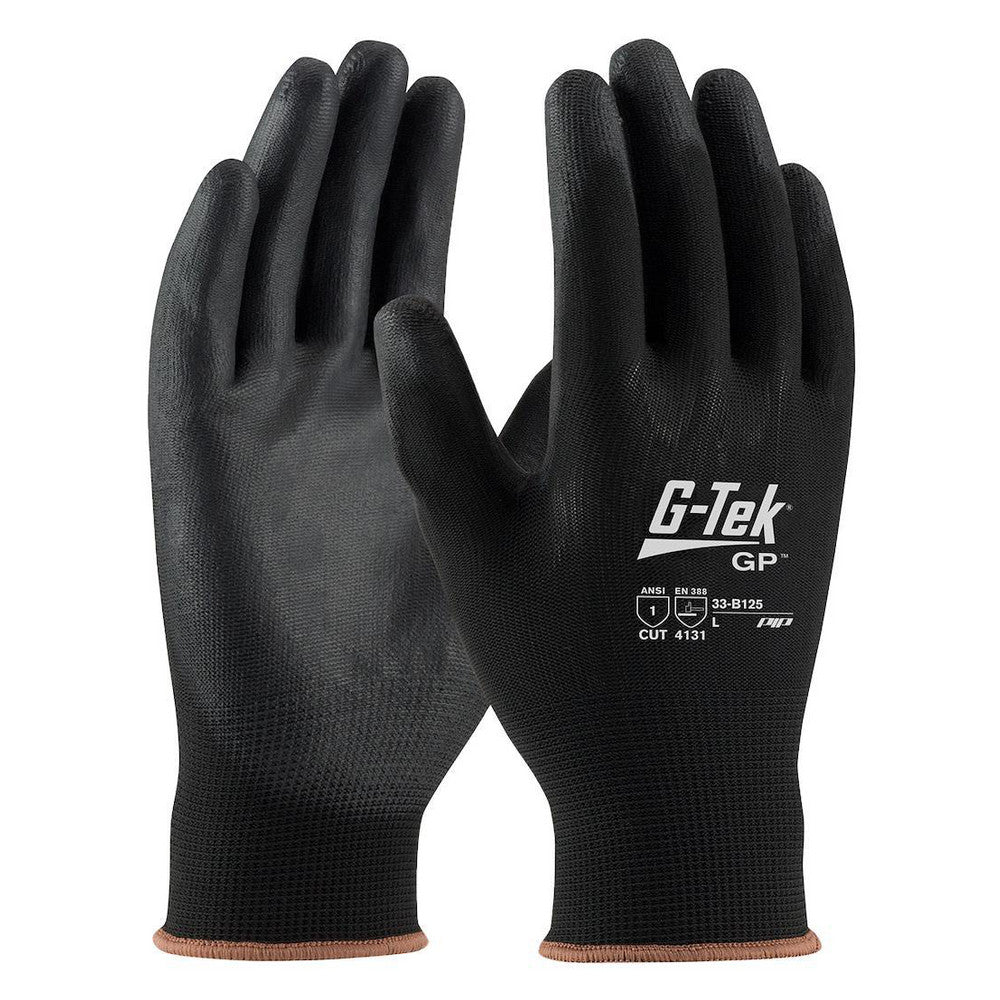 PIP 33-B125/S Work Gloves G-TekÂ® 33-B125, Size Small, Polyurethane-Coated Nylon, General Purpose