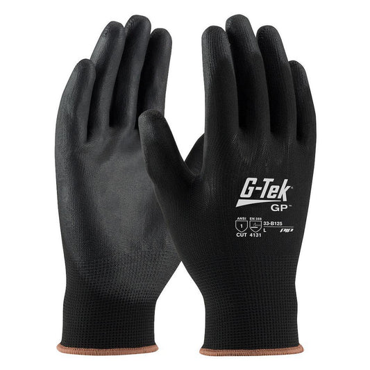 PIP 33-B125/S Work Gloves G-TekÂ® 33-B125, Size Small, Polyurethane-Coated Nylon, General Purpose