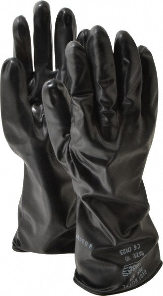 SHOWA 874-10 Chemical Resistant Gloves X-Large, 14 mil Thick, Butyl, Unsupported