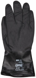 SHOWA 874R-11 Chemical Resistant Gloves 2X-Large, 14 mil Thick, Butyl, Unsupported