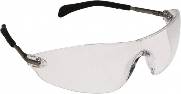 MCR Safety S2210 Safety Glasses Scratch-Resistant, Polycarbonate, Clear Lenses, Frameless