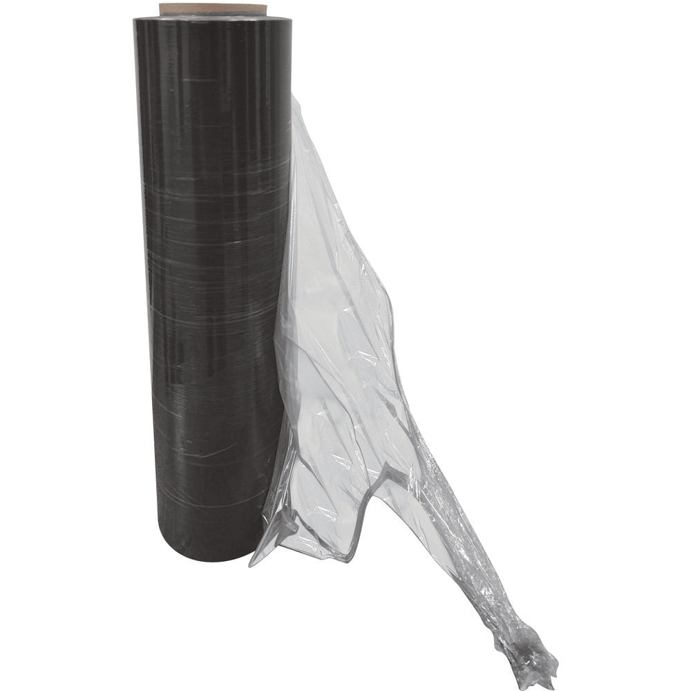 Stretch Associates MSC1880HANDWRAP Pack of (4) Rolls 18" x 1,500' 80 Gauge Black Hand Held Stretch & Pallet Wrap for Use with Dispenser