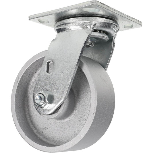 Value Collection GMC-SH-0075 Swivel Top Plate Caster Semi-Steel, 5" Wheel Dia, 2" Wheel Width, 1,000 lb Capacity, 6-1/2" OAH