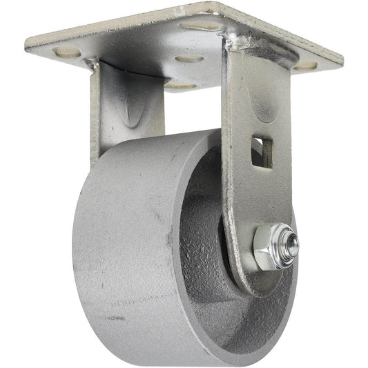 Value Collection GMC-SH-0086 Rigid Top Plate Caster Semi-Steel, 4" Wheel Dia, 2" Wheel Width, 700 lb Capacity, 5-5/8" OAH