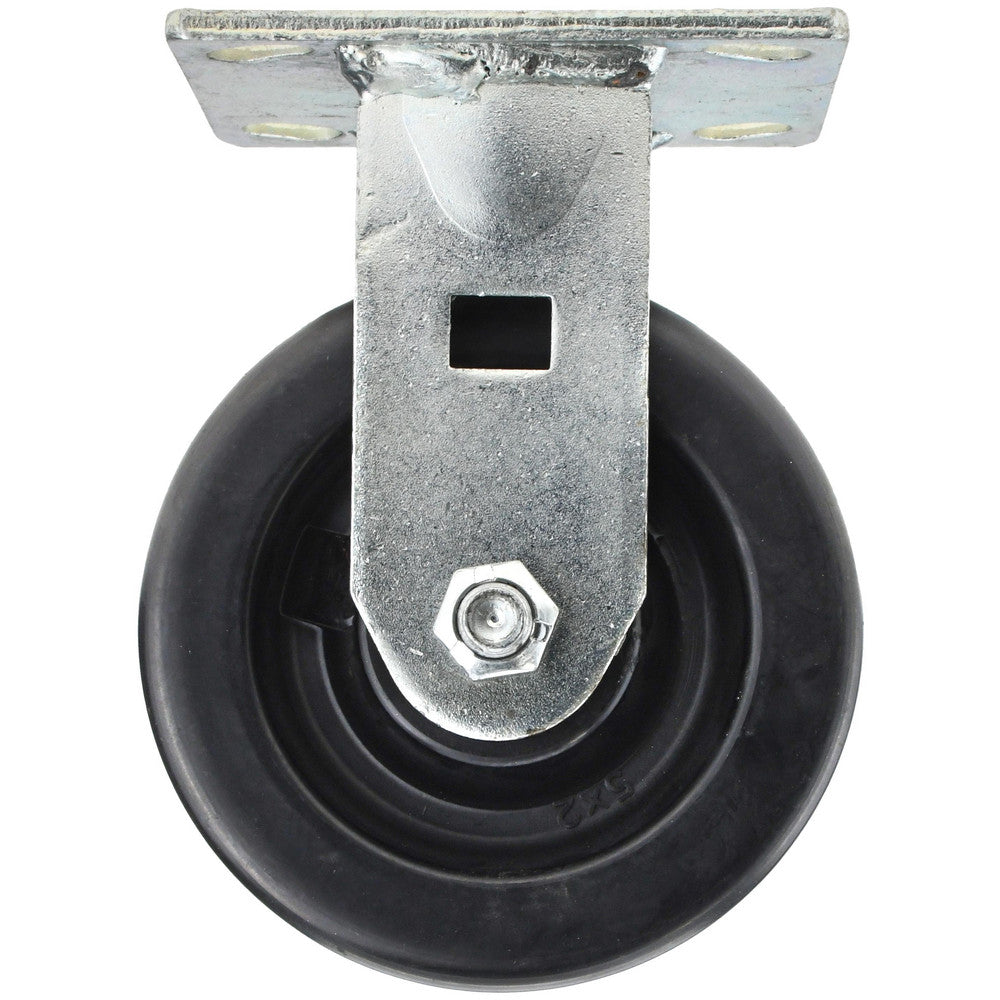 Value Collection GMC-SH-0076 Rigid Top Plate Caster Phenolic, 5" Wheel Dia, 2" Wheel Width, 1,000 lb Capacity, 6-1/2" OAH