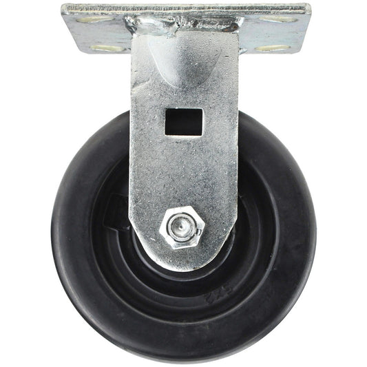 Value Collection GMC-SH-0076 Rigid Top Plate Caster Phenolic, 5" Wheel Dia, 2" Wheel Width, 1,000 lb Capacity, 6-1/2" OAH