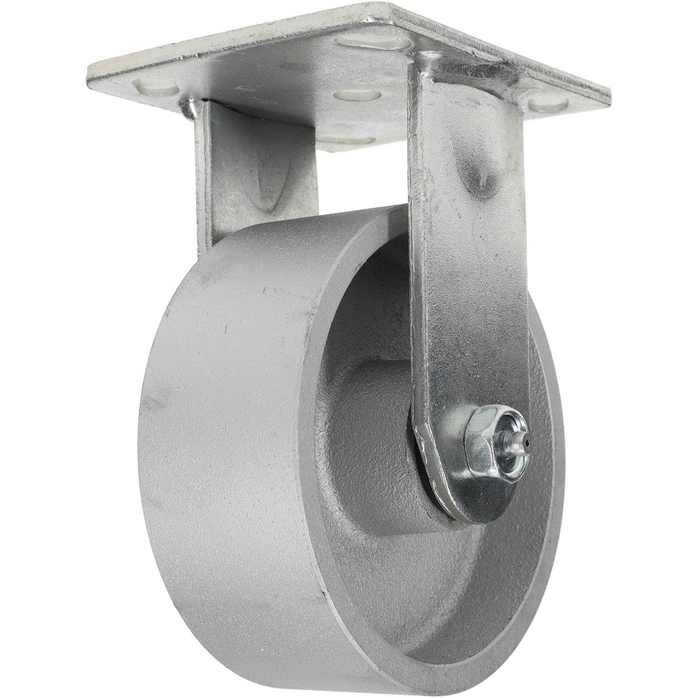 Value Collection GMC-SH-0079 Rigid Top Plate Caster Semi-Steel, 5" Wheel Dia, 2" Wheel Width, 1,000 lb Capacity, 6-1/2" OAH