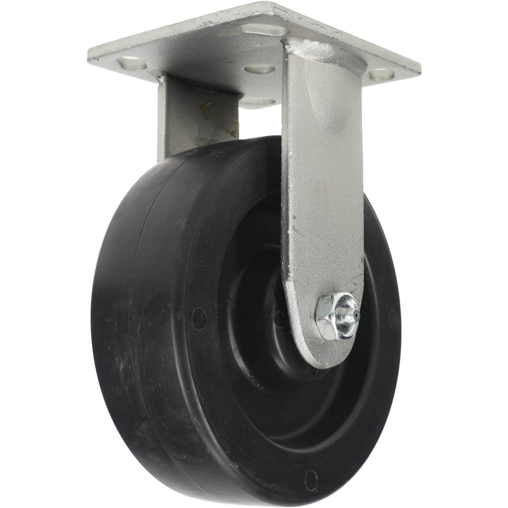 Value Collection GMC-SH-0082 Rigid Top Plate Caster Polyolefin, 6" Wheel Dia, 2" Wheel Width, 800 lb Capacity, 7-1/2" OAH
