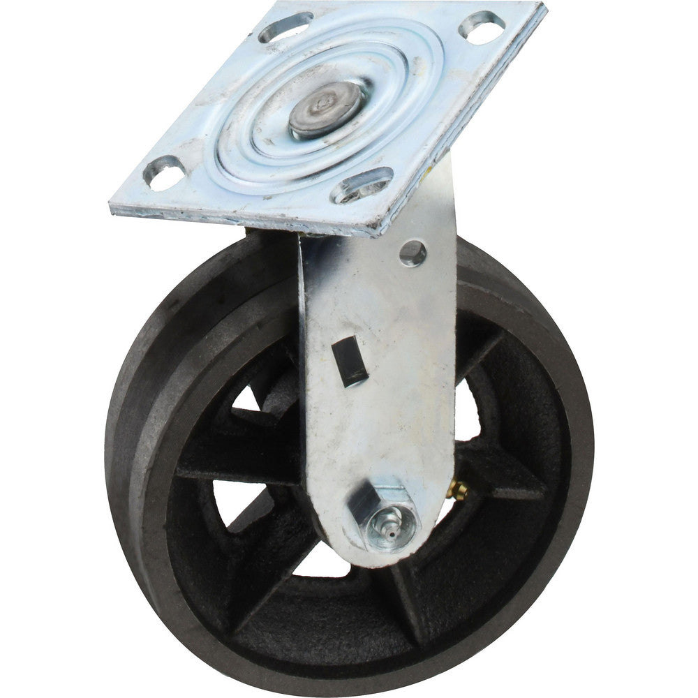 Value Collection V16VG06201S V Groove Caster 6" Wheel Dia, 2" Wheel Width, 1,000 lb Capacity