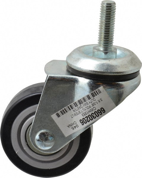 Value Collection GMC-SI-0232 3" Diam x 1-1/4" Wide x 4-3/8" OAH Stem Mount Swivel Caster