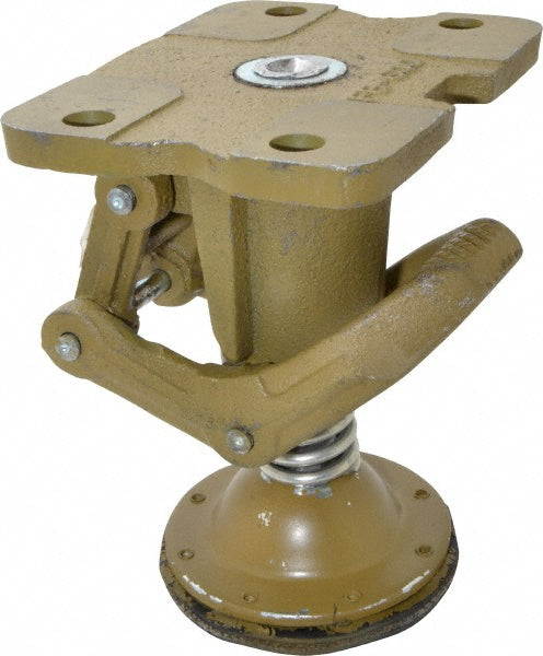 Albion 503921 7-3/4" Mounting Height, Position Floor Lock for 5 & 6" Diam Caster Wheels