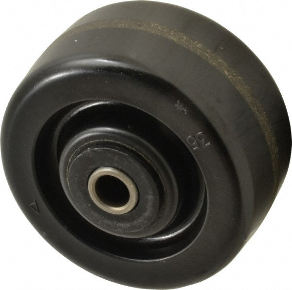 Albion TM0425112 Caster Wheel Phenolic, 4" Dia, 2" Wide, 1/2" Axle