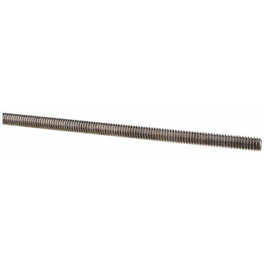 ALL AMERICA THREADED PRODUCTS 01076 General-Purpose Threaded Rod 1/4-20, 6' OAL, Low-Carbon Steel, Oil Finish