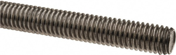 ALL AMERICA THREADED PRODUCTS 01106 General-Purpose Threaded Rod 7/16-14, 6' OAL, Low-Carbon Steel, Oil Finish