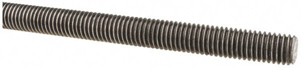 All America Threaded Products 01116 General-Purpose Threaded Rod 1/2-13, 6' OAL, Low-Carbon Steel, Oil Finish