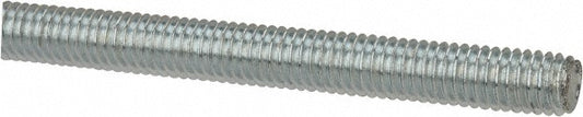 ALL AMERICA THREADED PRODUCTS 03096 General-Purpose Threaded Rod 3/8-16, 6' OAL, Low-Carbon Steel, Zinc Finish