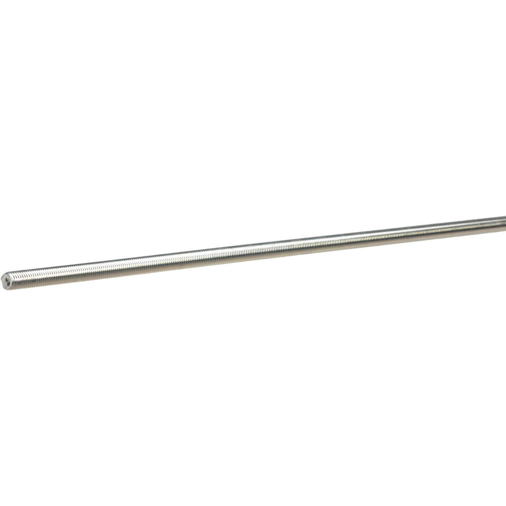 ALL AMERICA THREADED PRODUCTS 03106 General-Purpose Threaded Rod 7/16-14, 6' OAL, Low-Carbon Steel, Zinc Finish