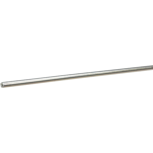 ALL AMERICA THREADED PRODUCTS 03106 General-Purpose Threaded Rod 7/16-14, 6' OAL, Low-Carbon Steel, Zinc Finish