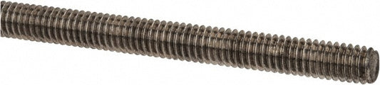 ALL AMERICA THREADED PRODUCTS 45513 General-Purpose Threaded Rod 5/16-18, 6' OAL, Stainless Steel, Plain Finish