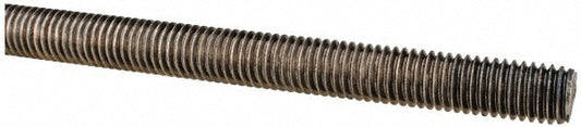 ALL AMERICA THREADED PRODUCTS 45516 General-Purpose Threaded Rod 1/2-13, 6' OAL, Stainless Steel, Plain Finish