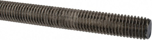 ALL AMERICA THREADED PRODUCTS 09136 General-Purpose Threaded Rod 5/8-11, 6' OAL, Stainless Steel, Plain Finish