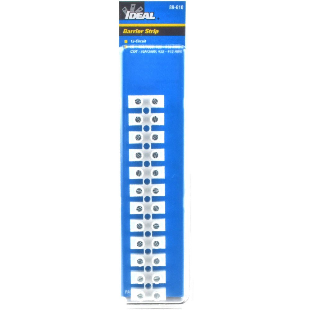 Ideal 89-610 0.7mm High x 7.9mm Long, Terminal Block Barrier Strip