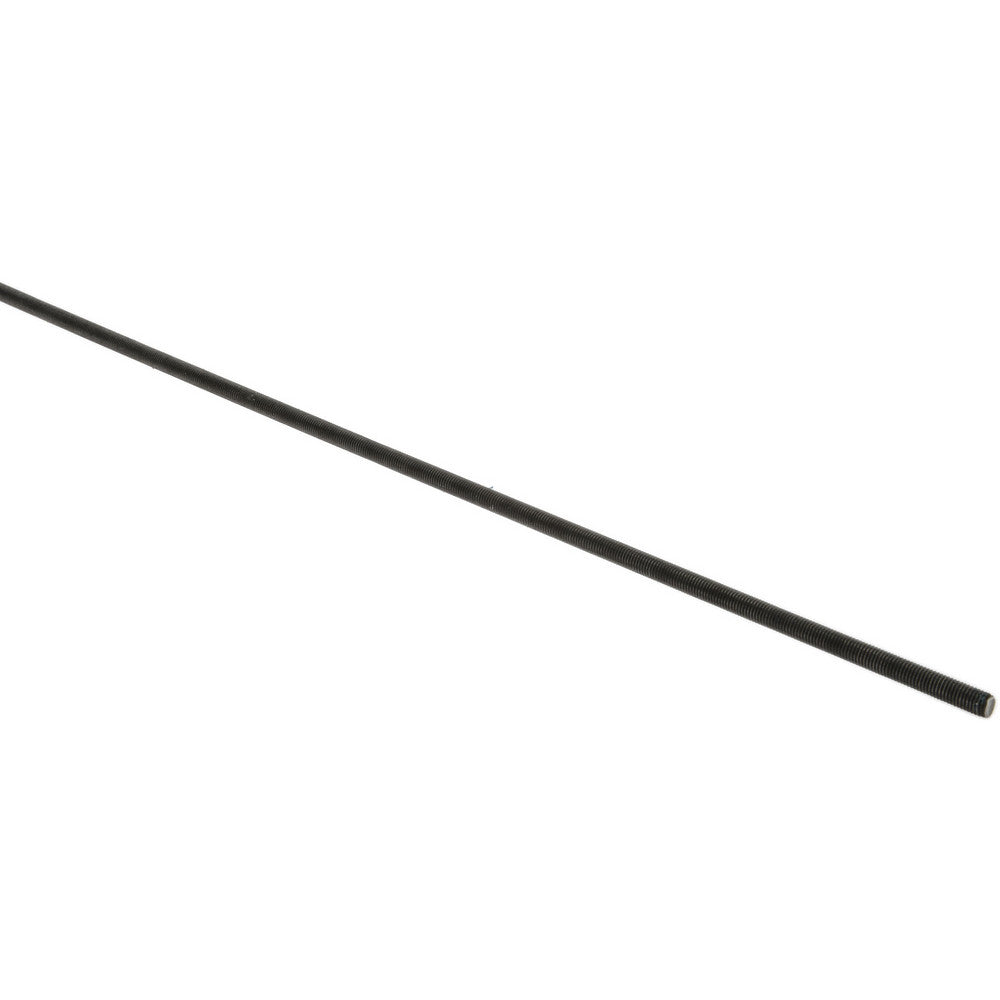ALL AMERICA THREADED PRODUCTS 21602 General-Purpose Threaded Rod 1/4-28, 6' OAL, Low-Carbon Steel, Oil Finish